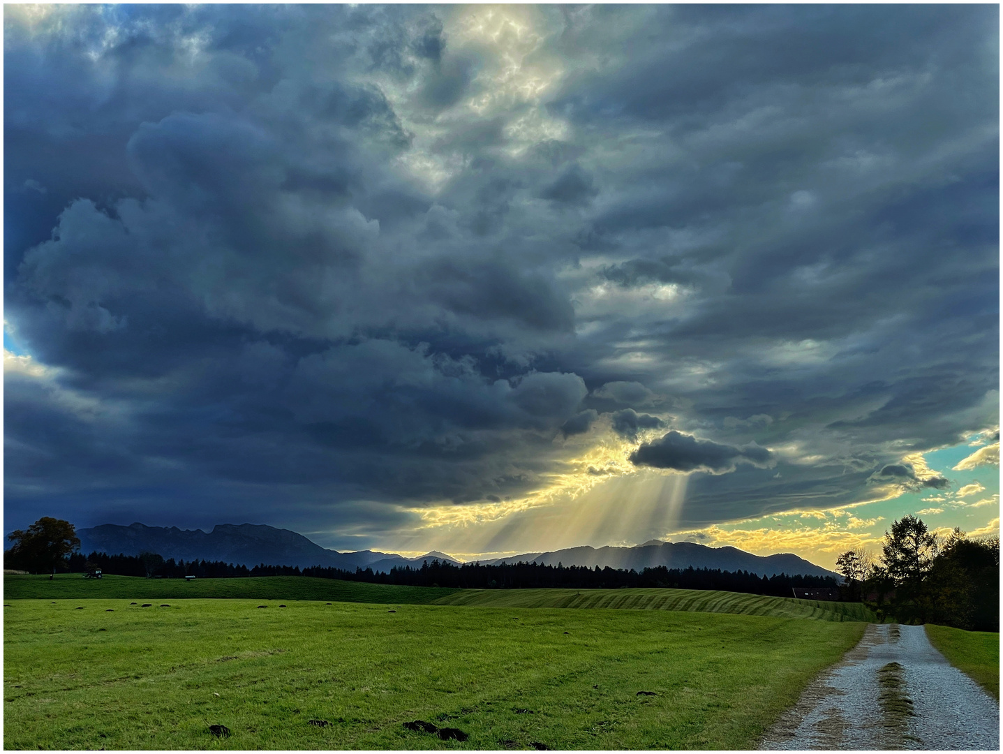 Mal Sonne, mal Regen, ganz wie das Leben.