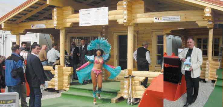 Mal was heißes bei der Kälte: Bauma  München 2004