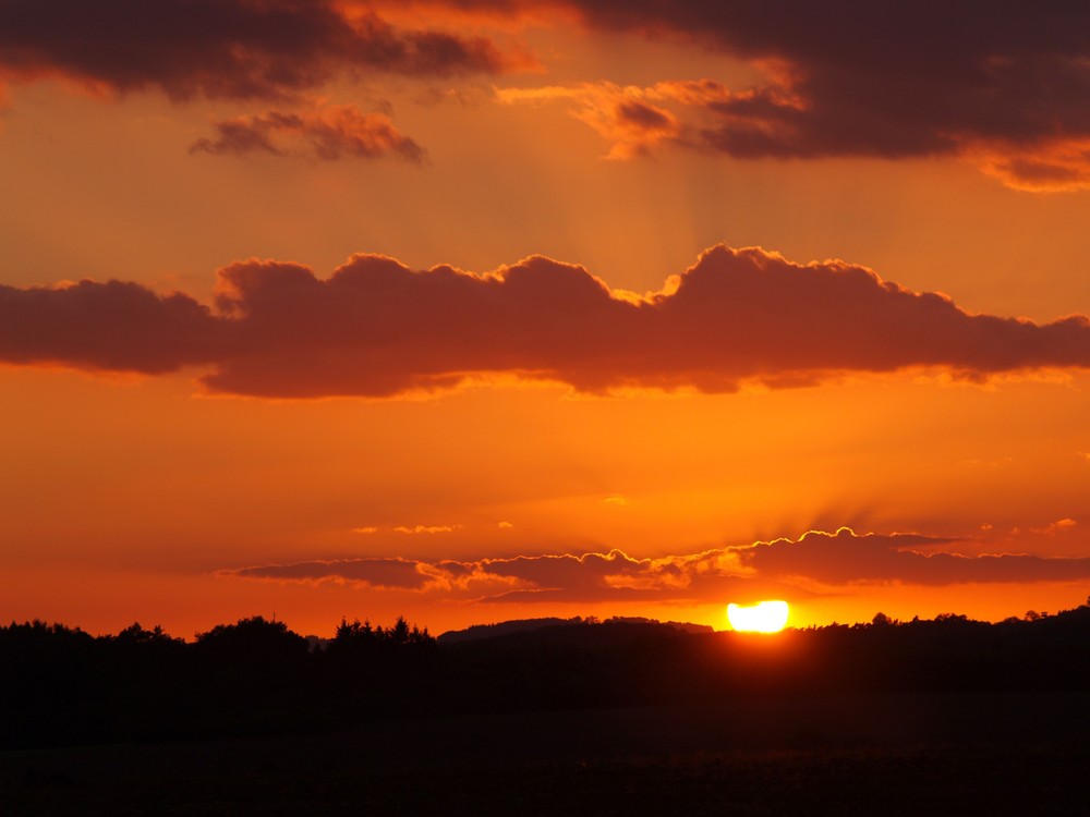 Mal wieder ein Sonnenuntergang, man kan einfach nicht widerstehen...