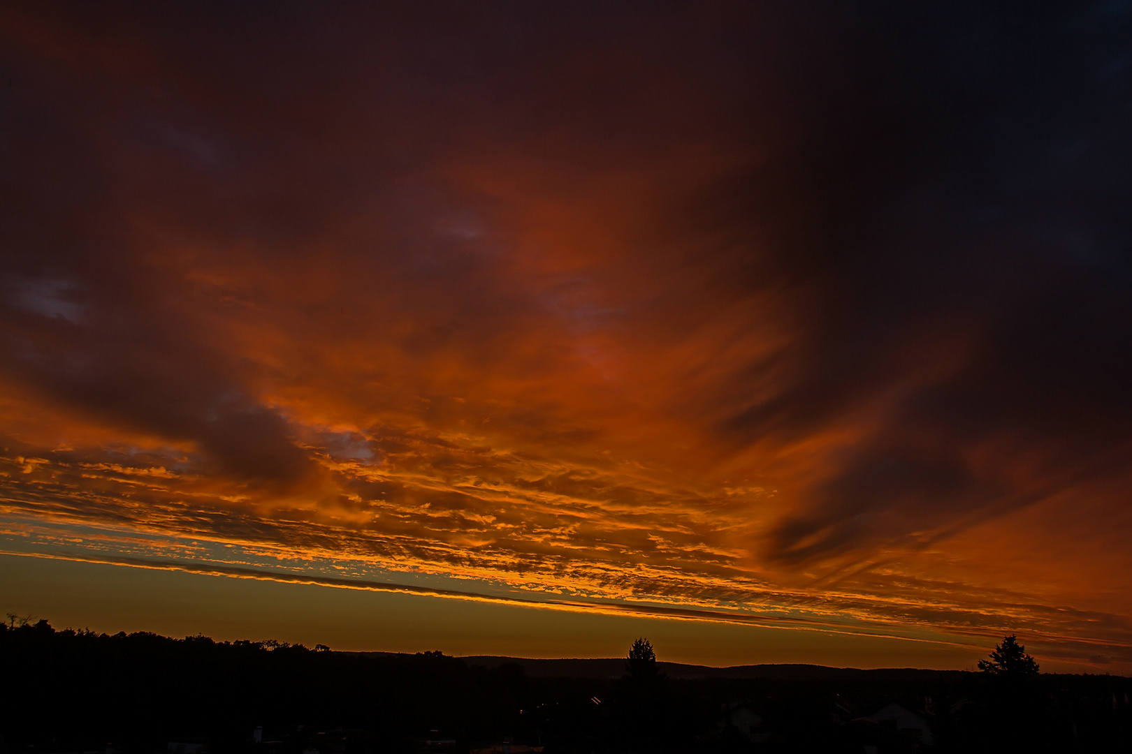 Mal wieder ein spektakulärer Morgenhimmel....