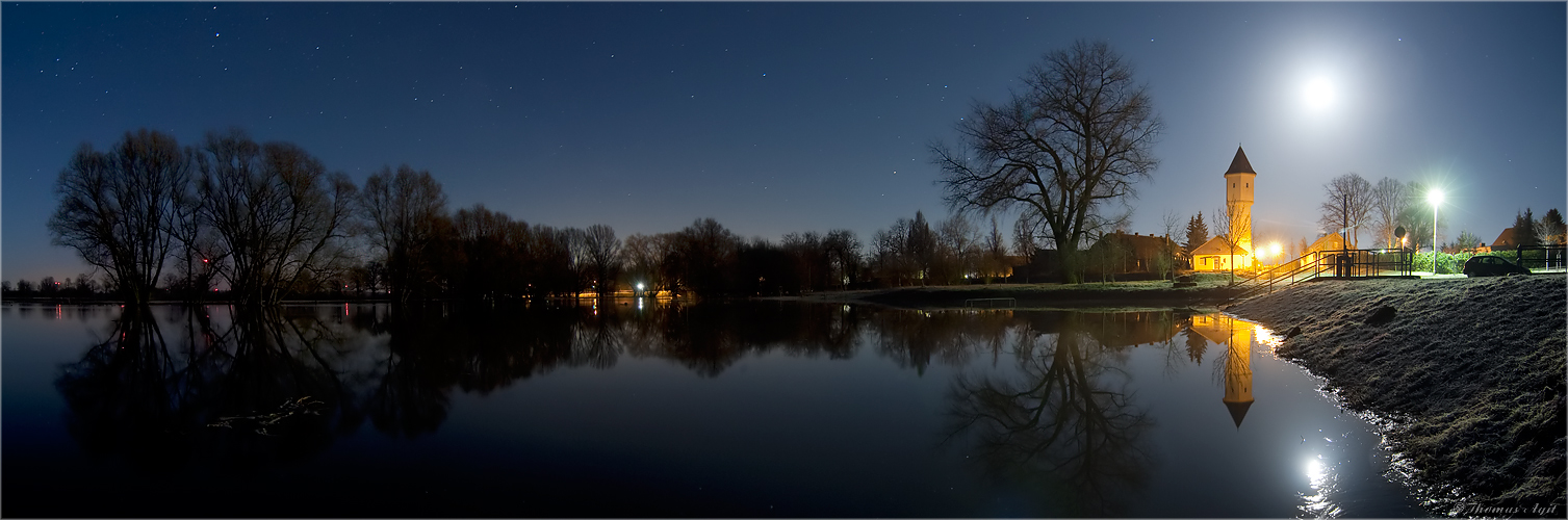 Mal wieder Hochwasser, Mond und schlaflose Nächte...