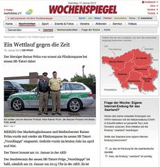 Mal wieder in der Zeitung zu stehen ....