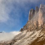 Mal wieder was aus den Dolomiten, Blick auf Südseite der Drei Zinnen...