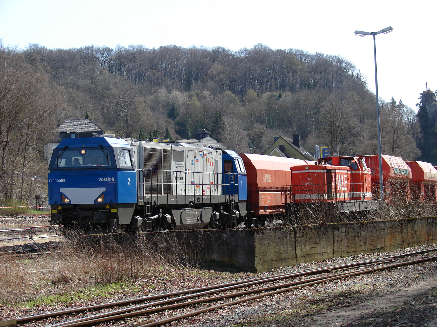 Mal wieder zu Gast: Die Blaue von Vossloh