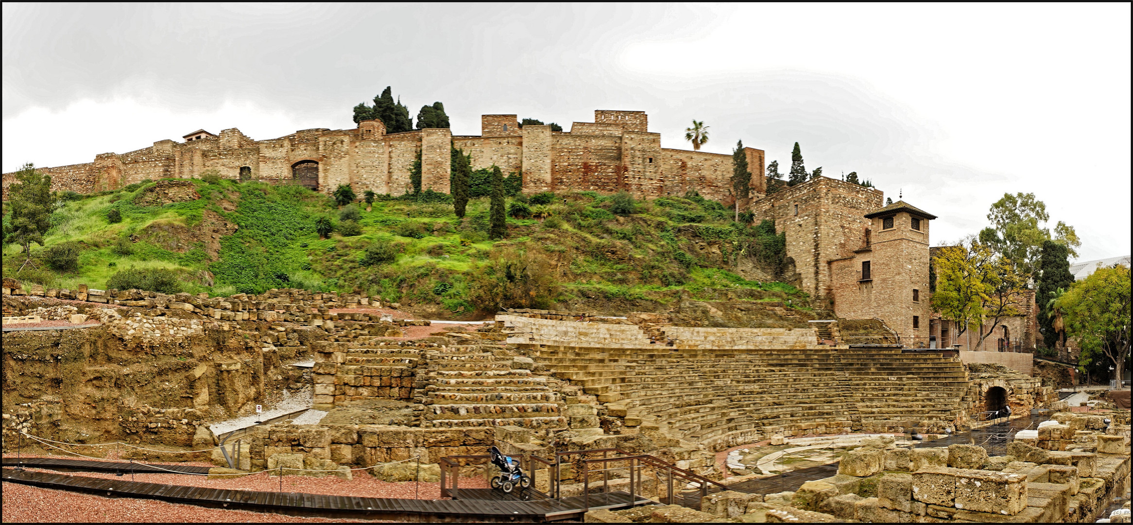 Malaga - Alcazaba und römisches Theater