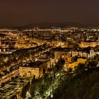 Málaga bei Nacht