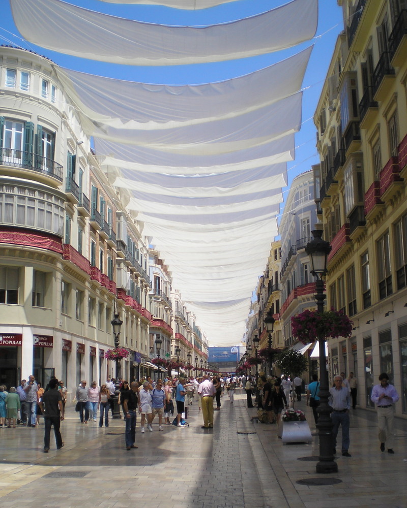 Málaga - Calle Marqués de Larios en verano