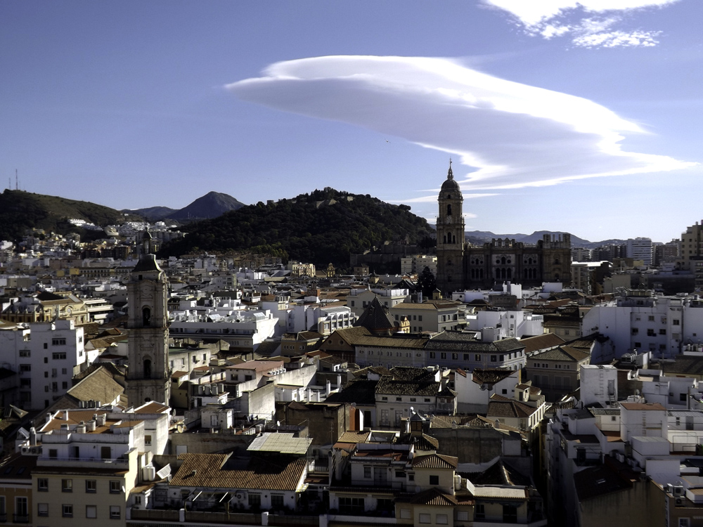 Málaga - Casco antiguo con Catedral