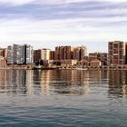 Malaga City Skyline