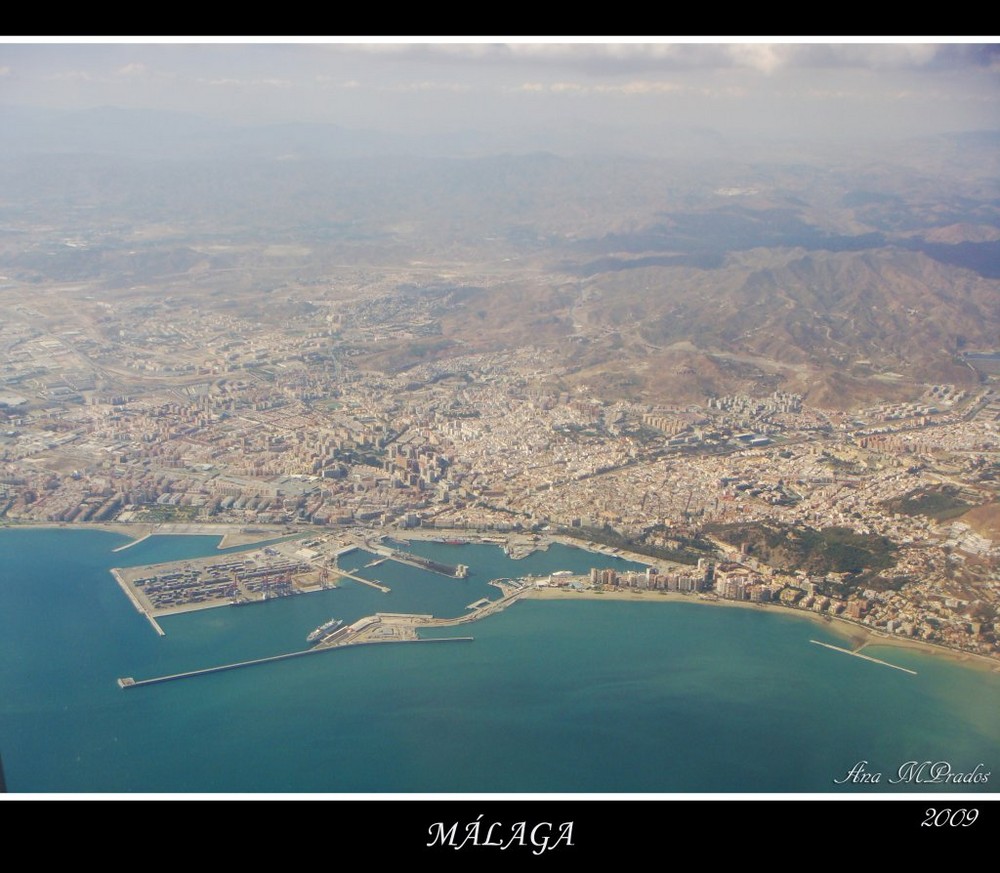 Málaga desde el aire