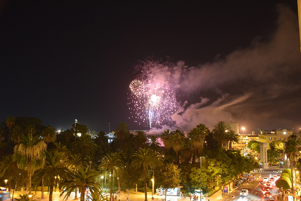 Málaga-Feuerwerk...