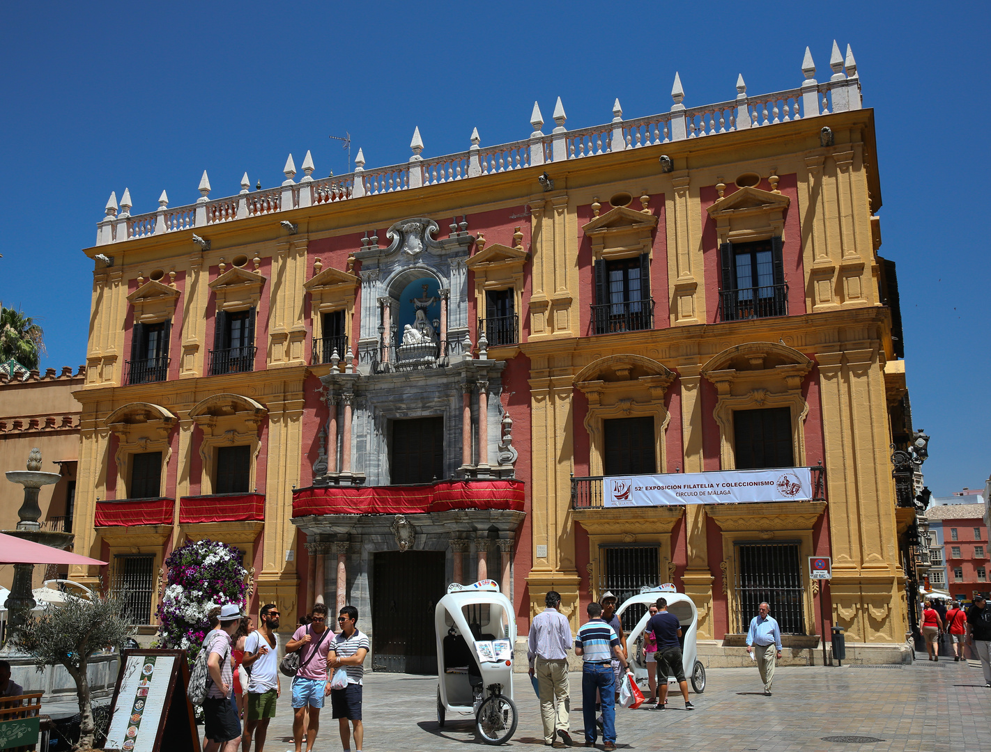 Malaga, Gebäude in der Nähe der Kathedrale