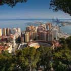 Malaga, Hafen und Stierkampfarena