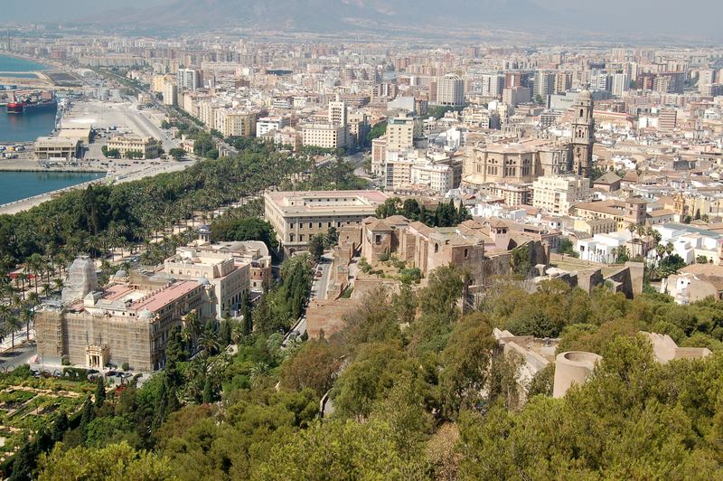 Malaga mit Kathedrale