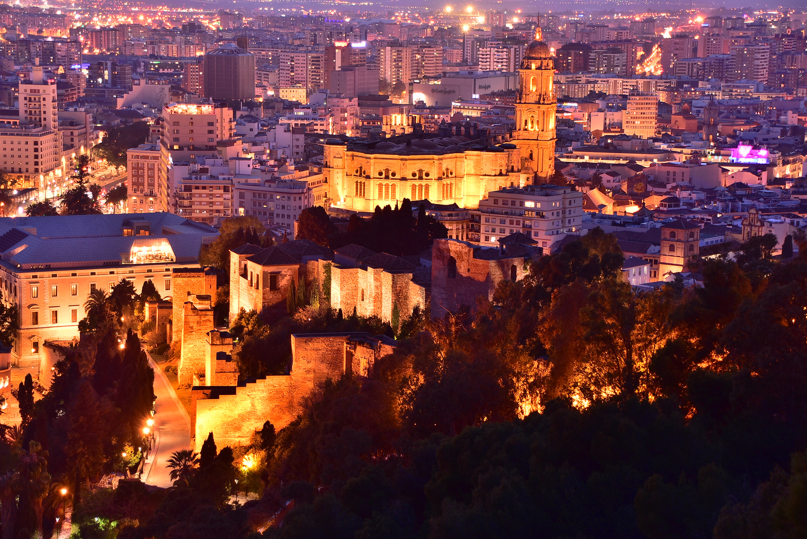 Malaga Skyline April 2019 