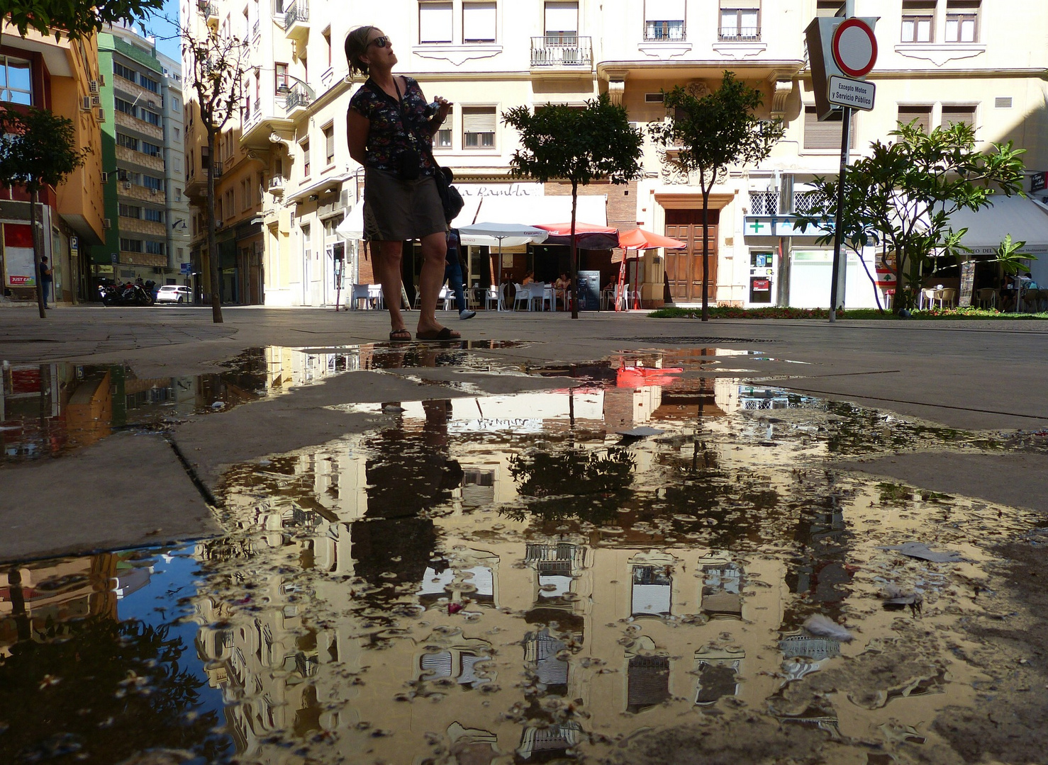 Malaga Spiegelung