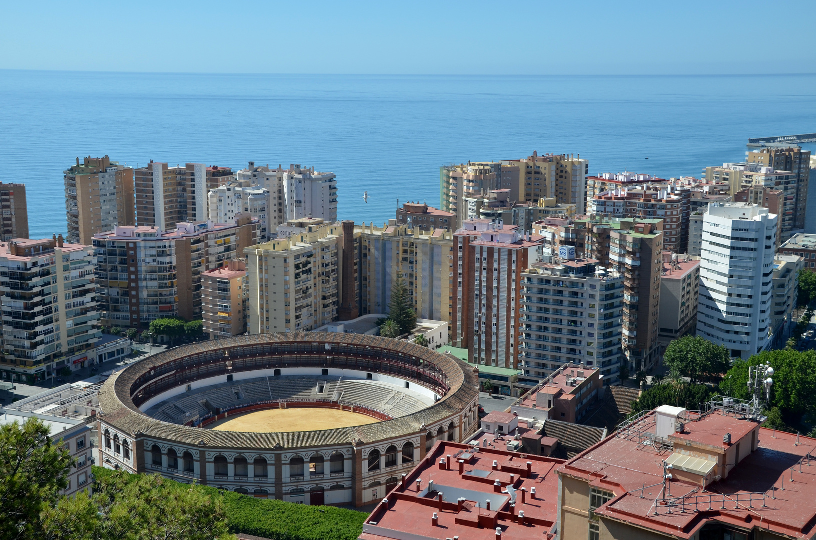 Malaga von oben 