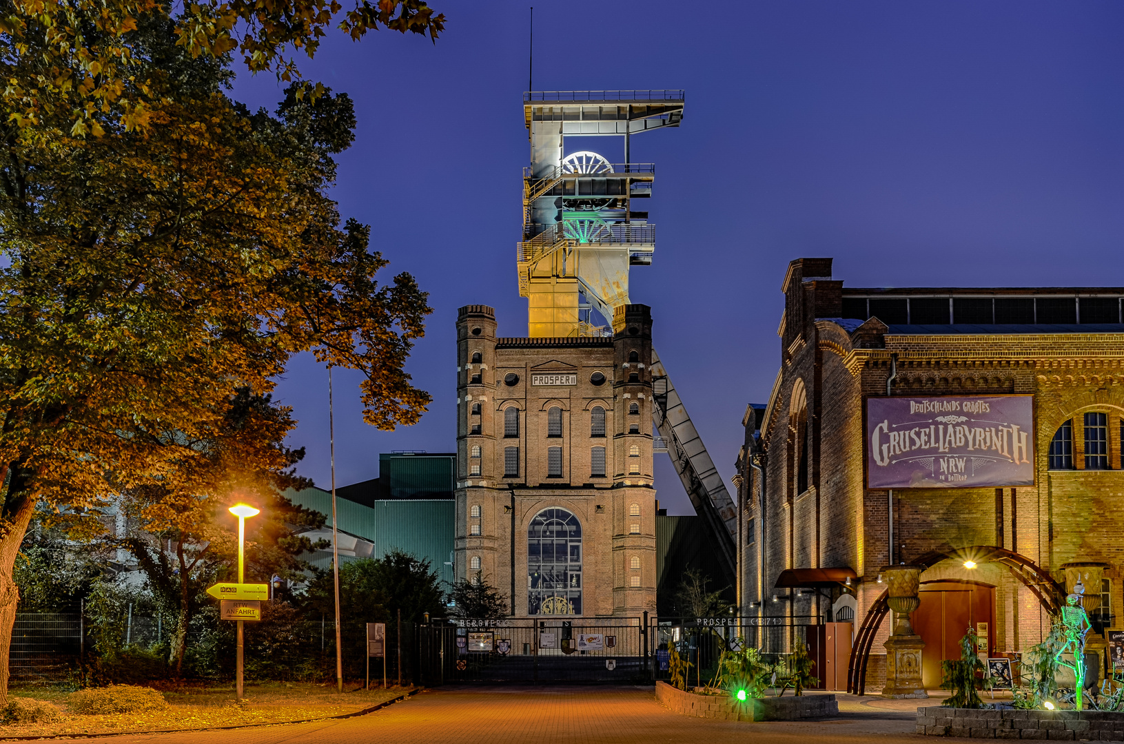 Malakowturm über Schacht Prosper II in Bottrop