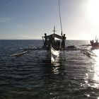 Malapascua, Boat in the Visayan Sea