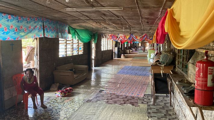 Malaysia, Borneo (2022), Iban Langhaus