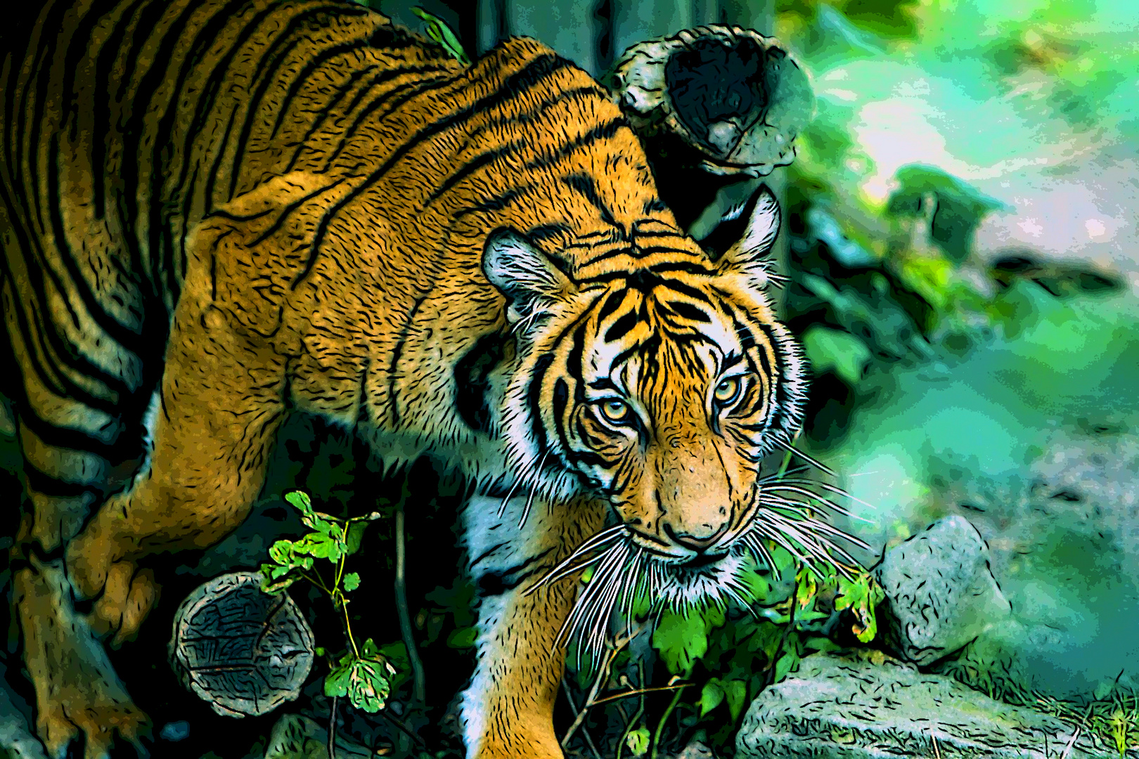 Malaysischer Tiger