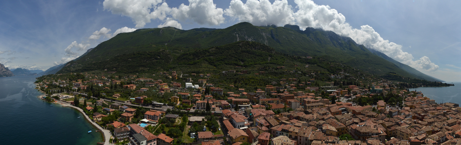 Malcesine am Garda See Panorama