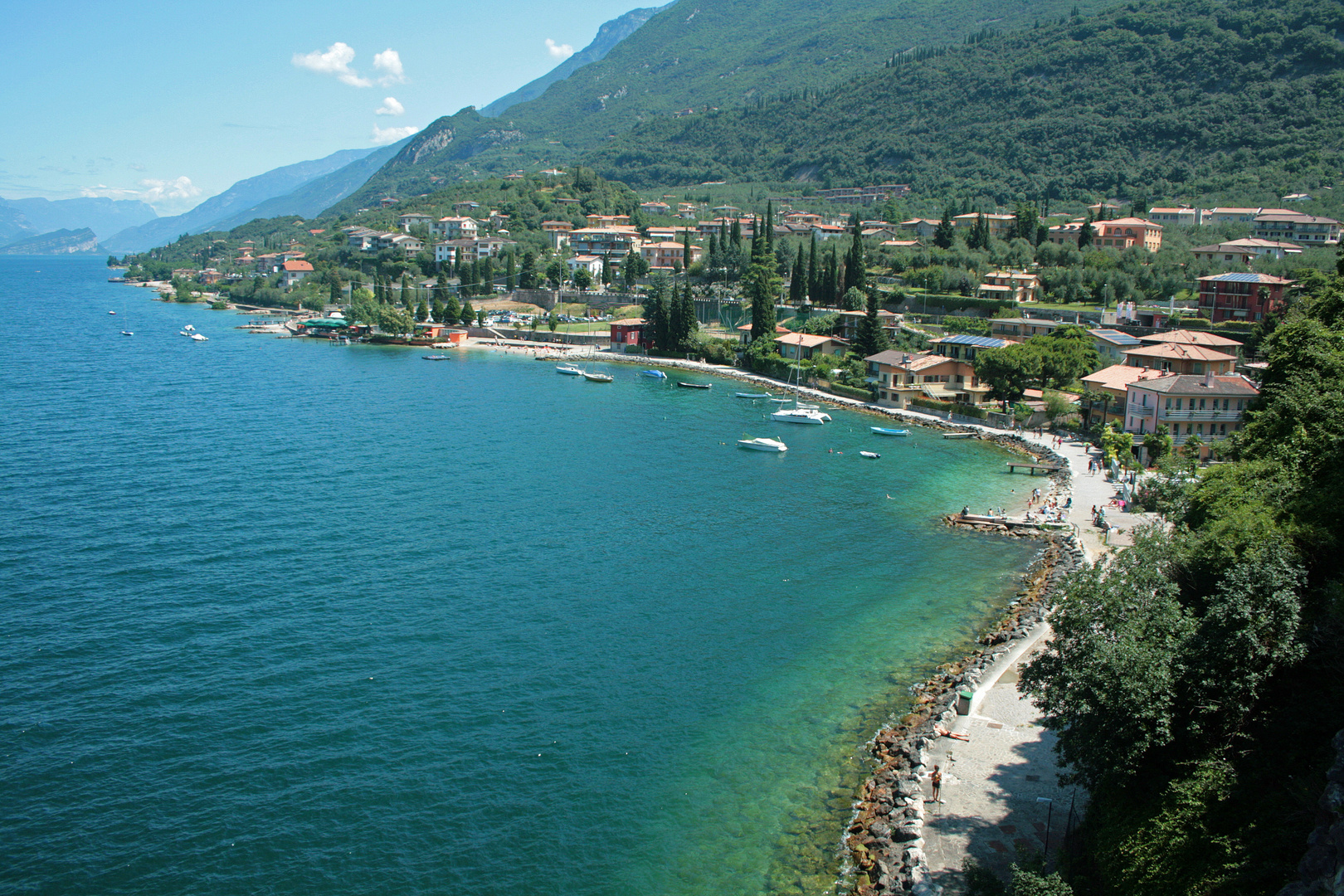 Malcesine aus der Vogelperspektive