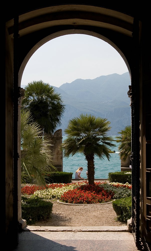 Malcesine blick auf den Gardasee