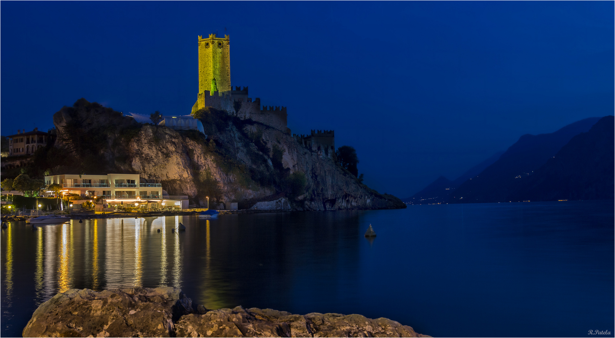 Malcesine zur blauen Stunde