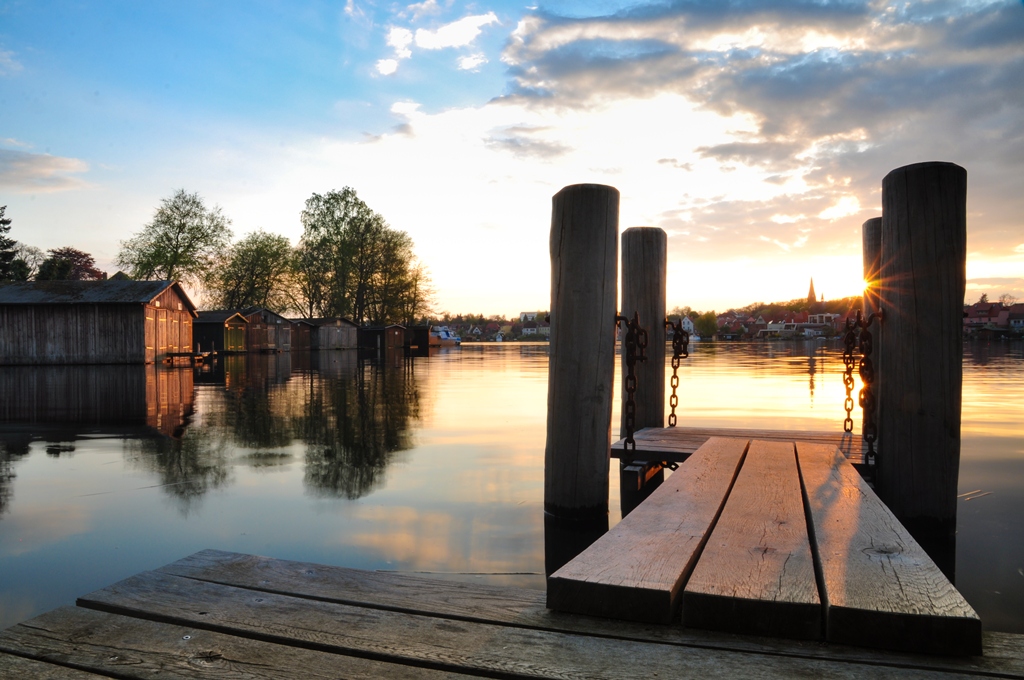 Malchow im Abendlicht