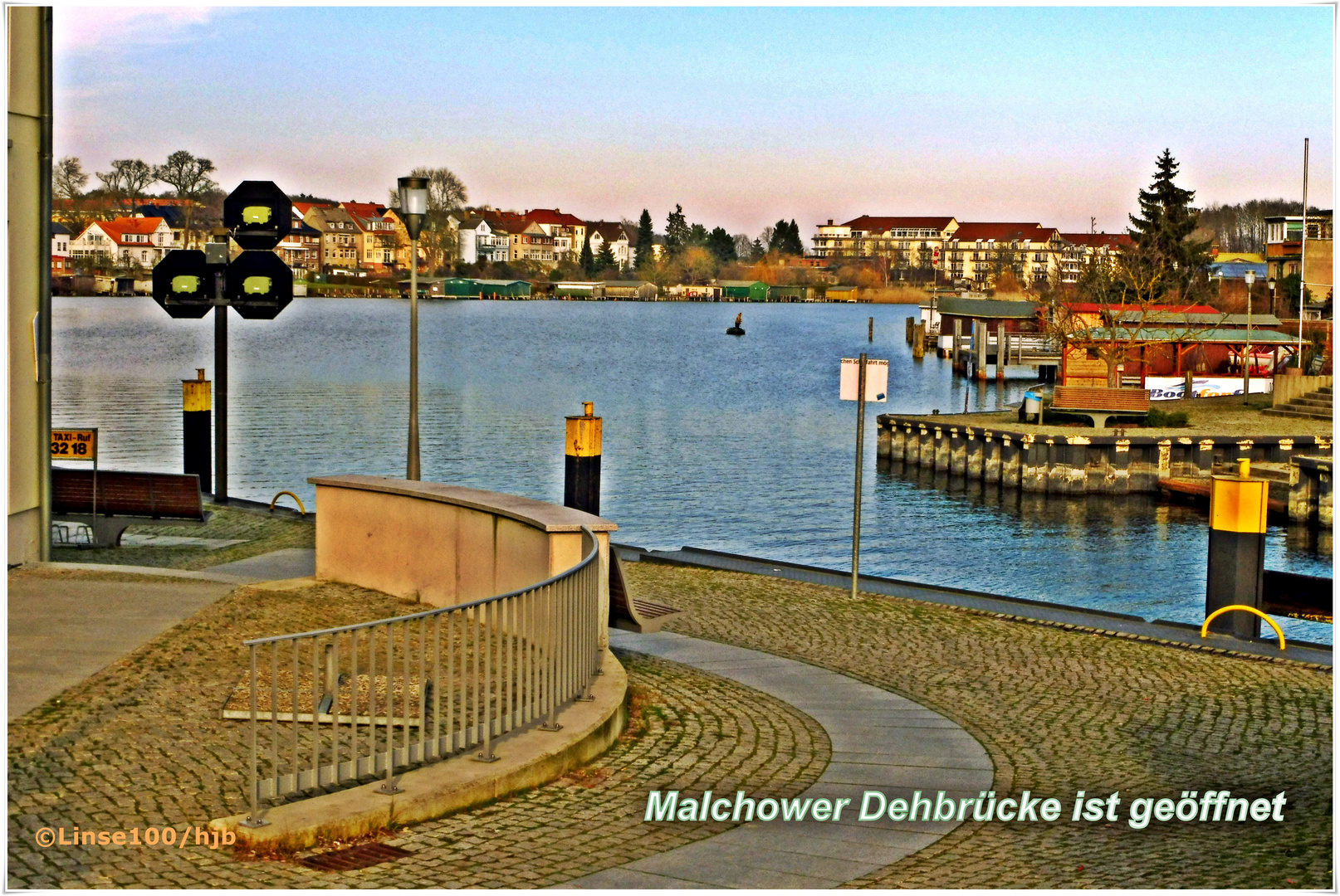 Malchower Drehbrücke ist geöffnet