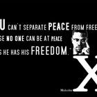 Malcolm X / Frieden