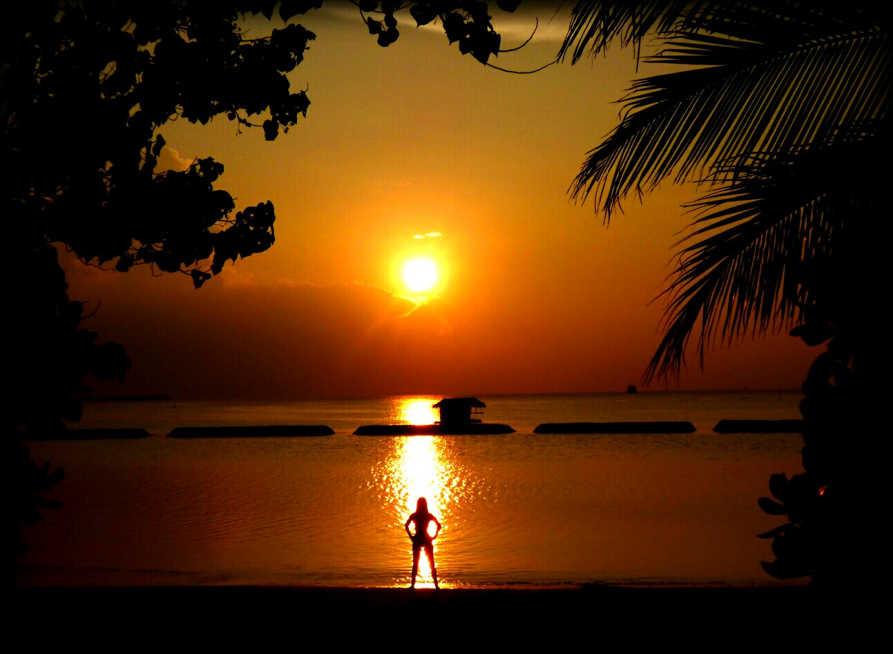 maldives sunset