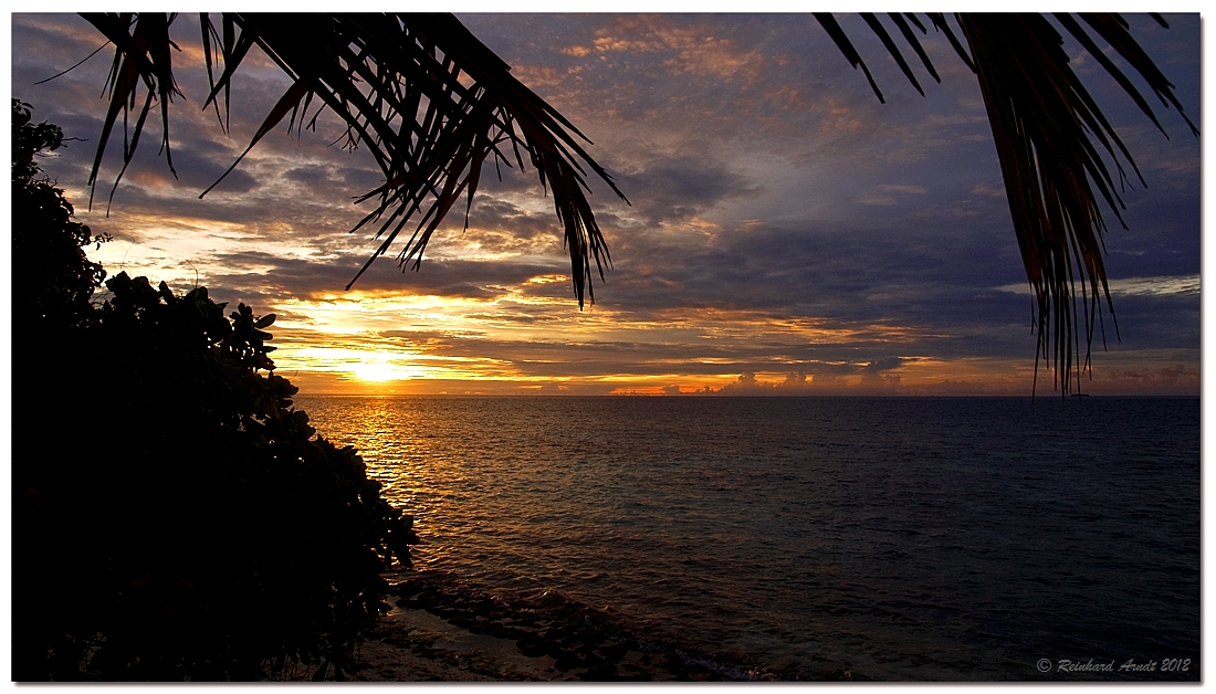 maldivian sunset