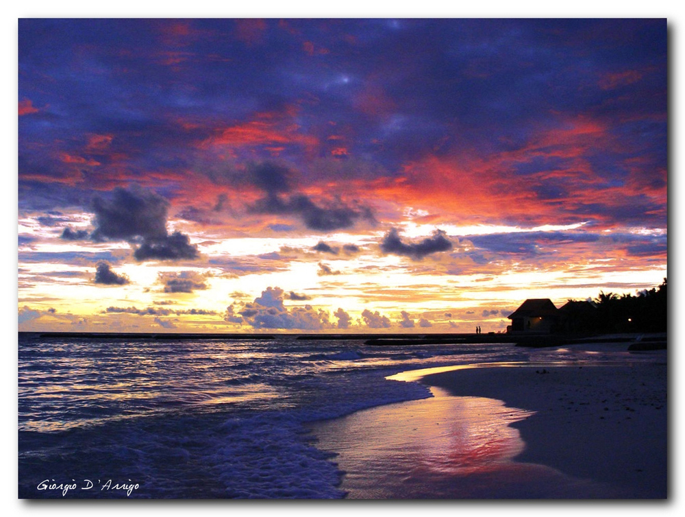 Maldivian sunset