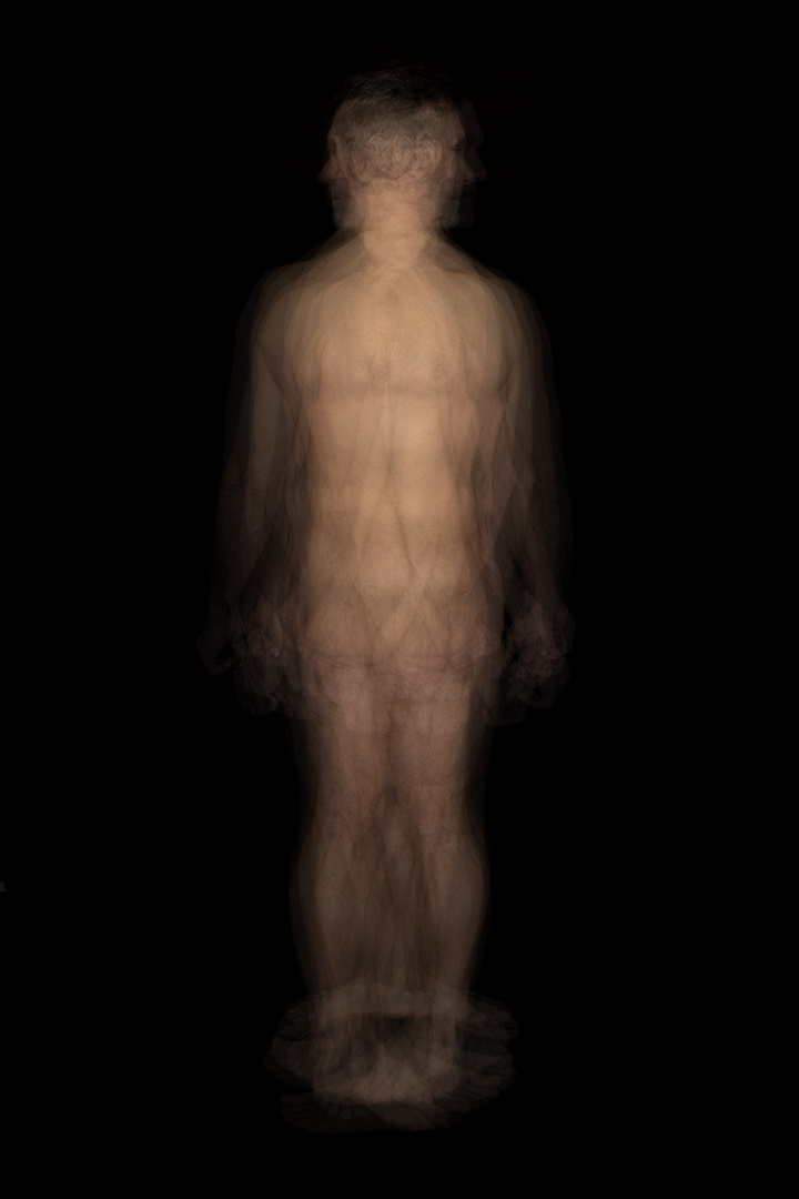 male nude portrait 360 degrees