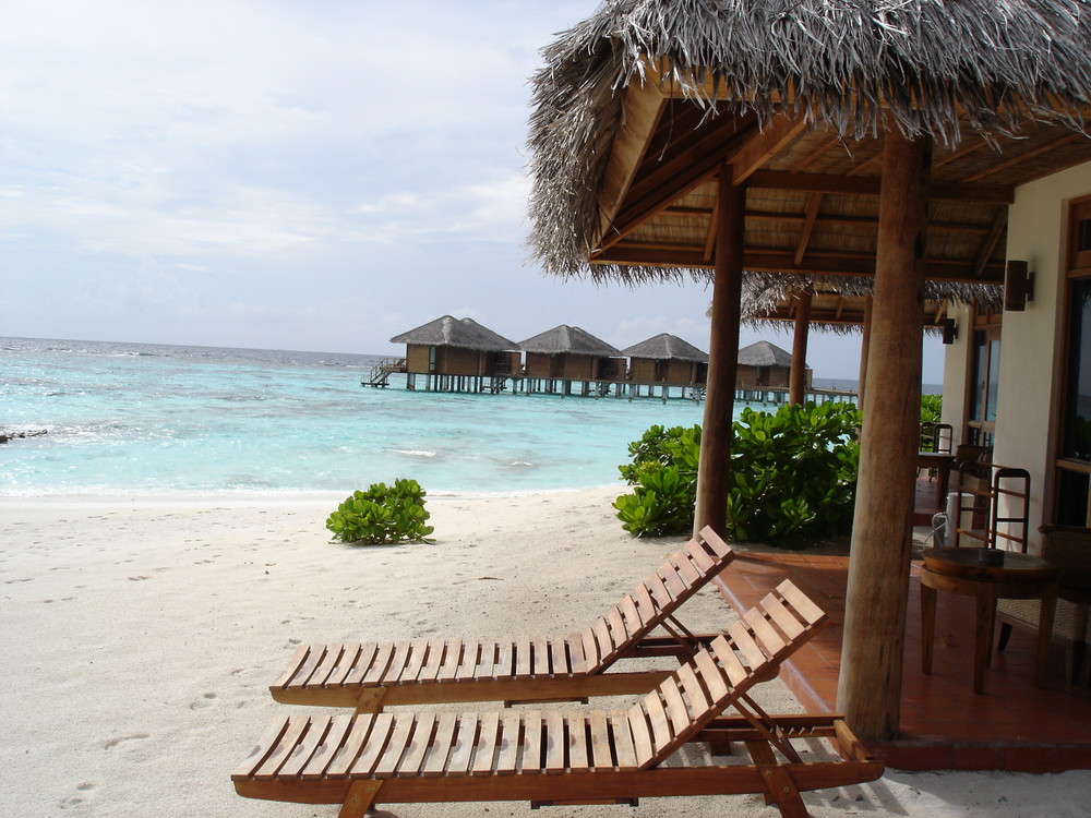 Malediven 2005 - Ein Tag auf Kandoludu zum relaxen