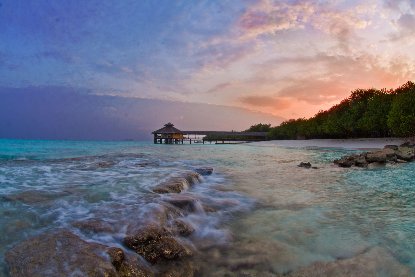 Malediven Sonnenuntergang Foto Bild Landschaft Meer Strand Dunen Bilder Auf Fotocommunity