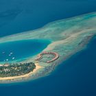 Malediven vom Wasserflugzeug aus