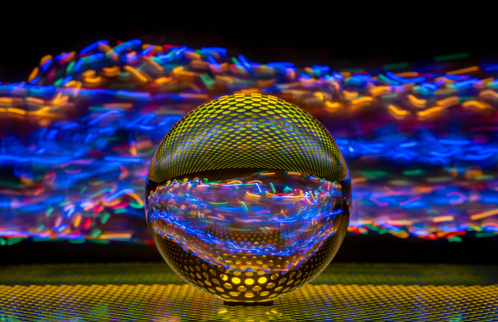 Malen mit Licht "Lensball"