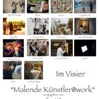 *Malende Künstler @ work* Collage von aeschlih