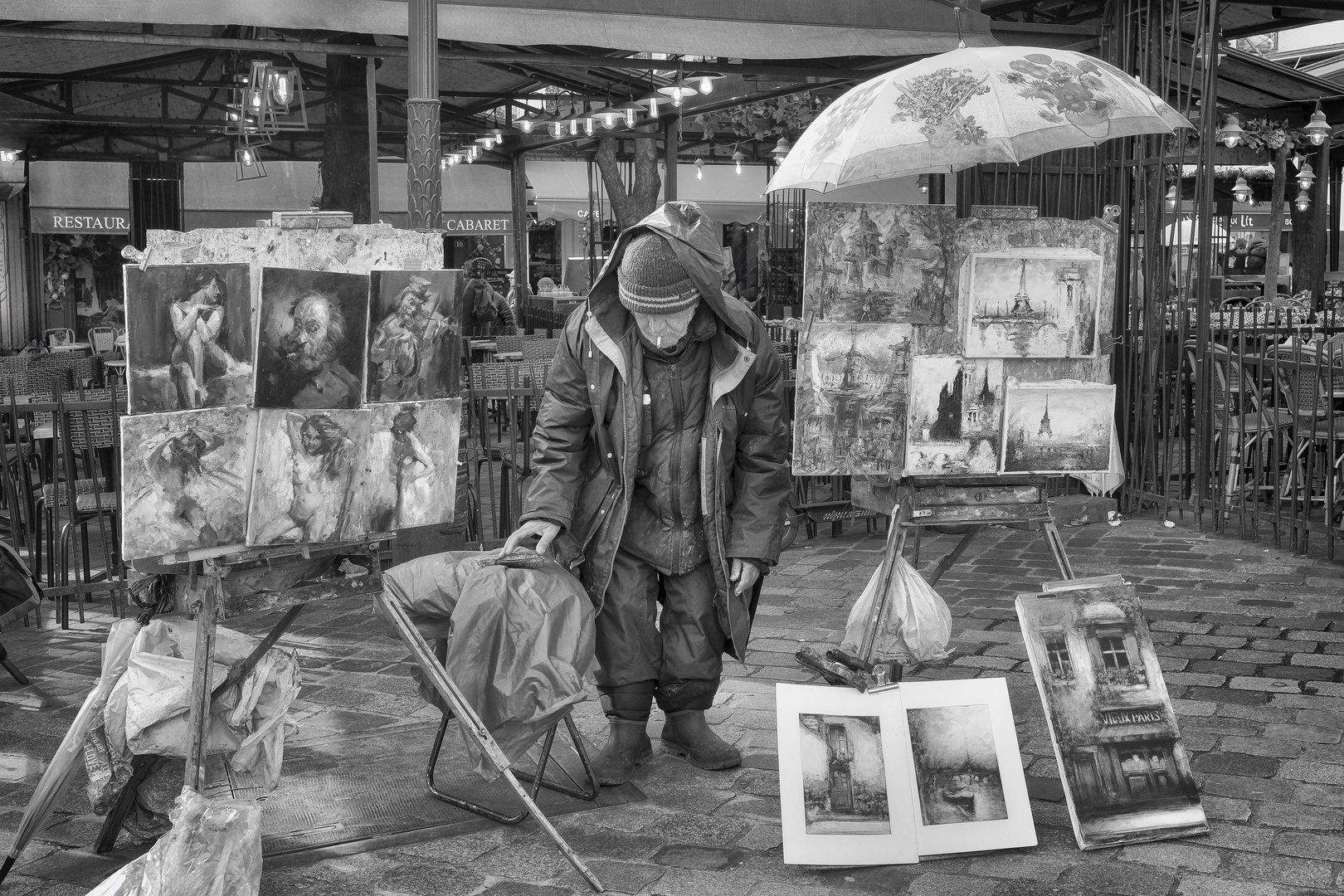 Maler auf dem Montmartre I