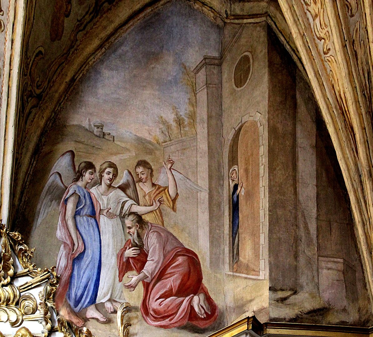 Malerei in der Rokokokapelle Burg Heilsberg