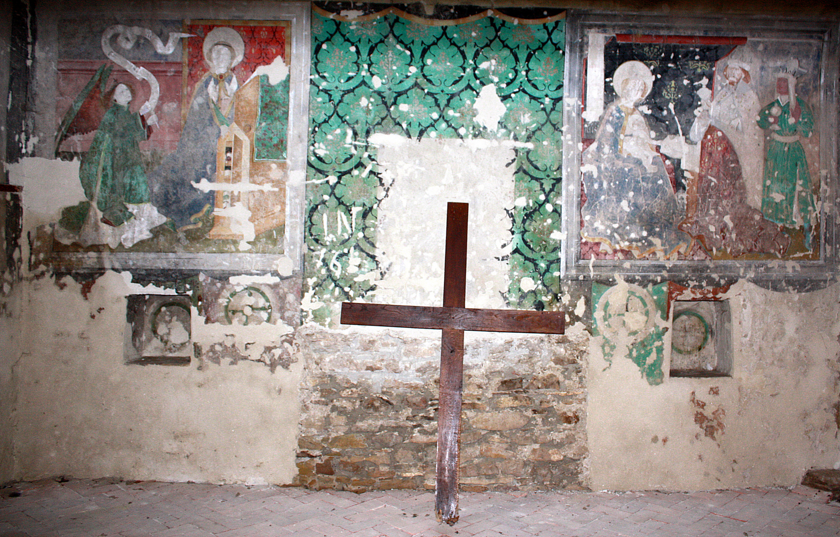 Malereien im Turm der Toleranz in der Kirchenburg zu Birthälm s.u.