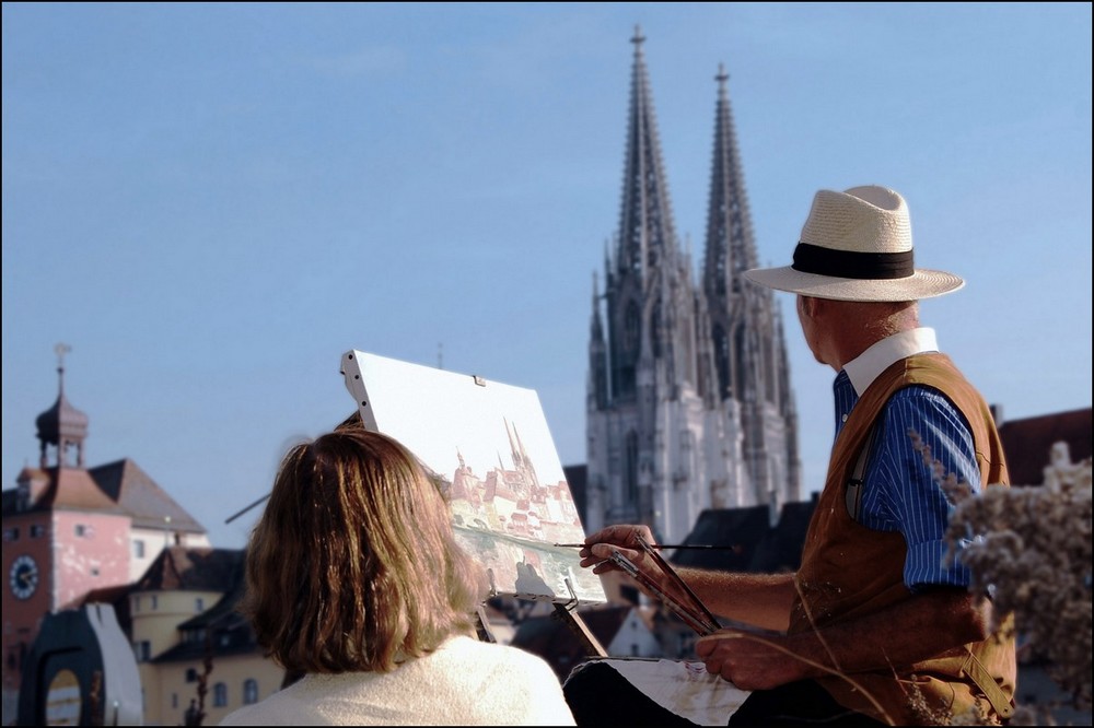 Malerisch schönes Regensburg