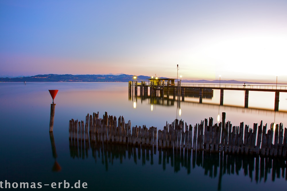 Malerische Abendstimmung