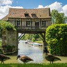 malerische ehemalige Wassermühle in Vernon