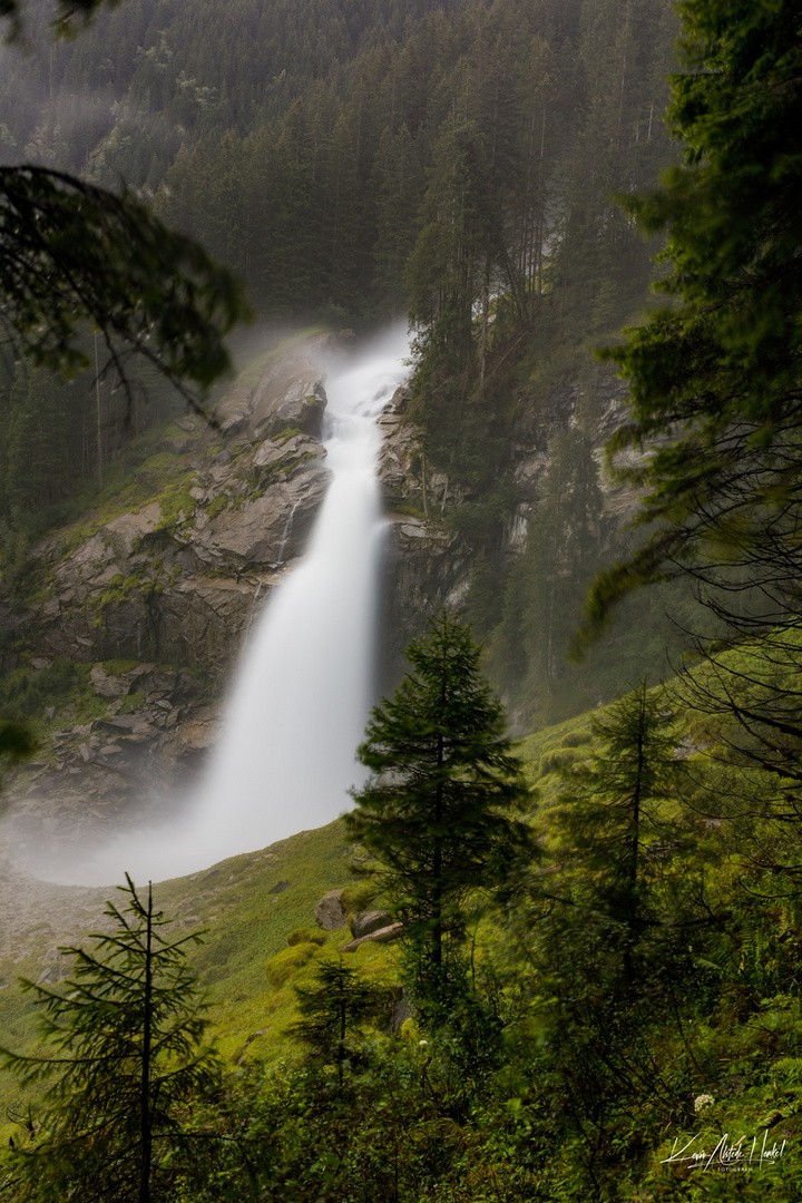 Malerische Wasserfälle in Krimml