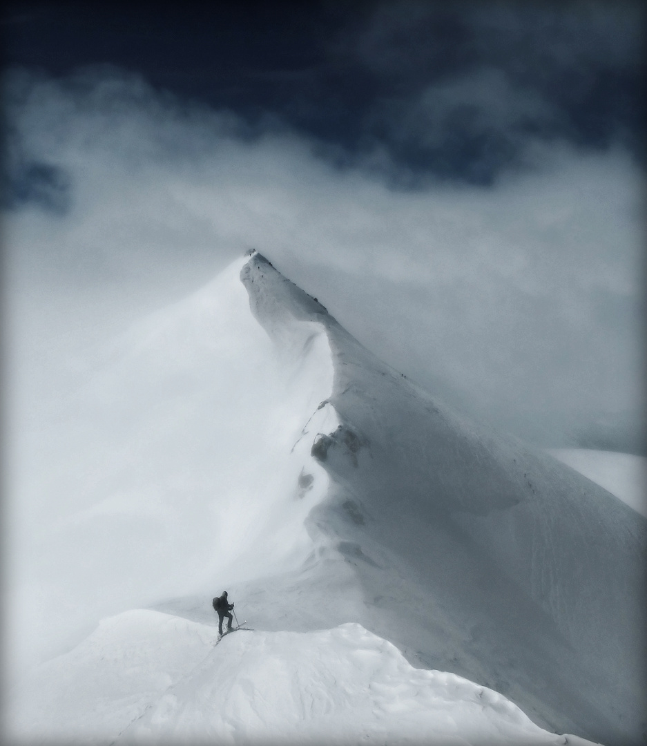 malerischer Ausblick auf den Cevedale (3769m)