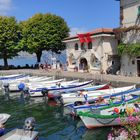 malerischer Hafen in Cassone di Malcesine